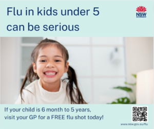 Flu in kids under 5 can be serious