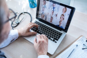 GP teleconferencing with other health professionals