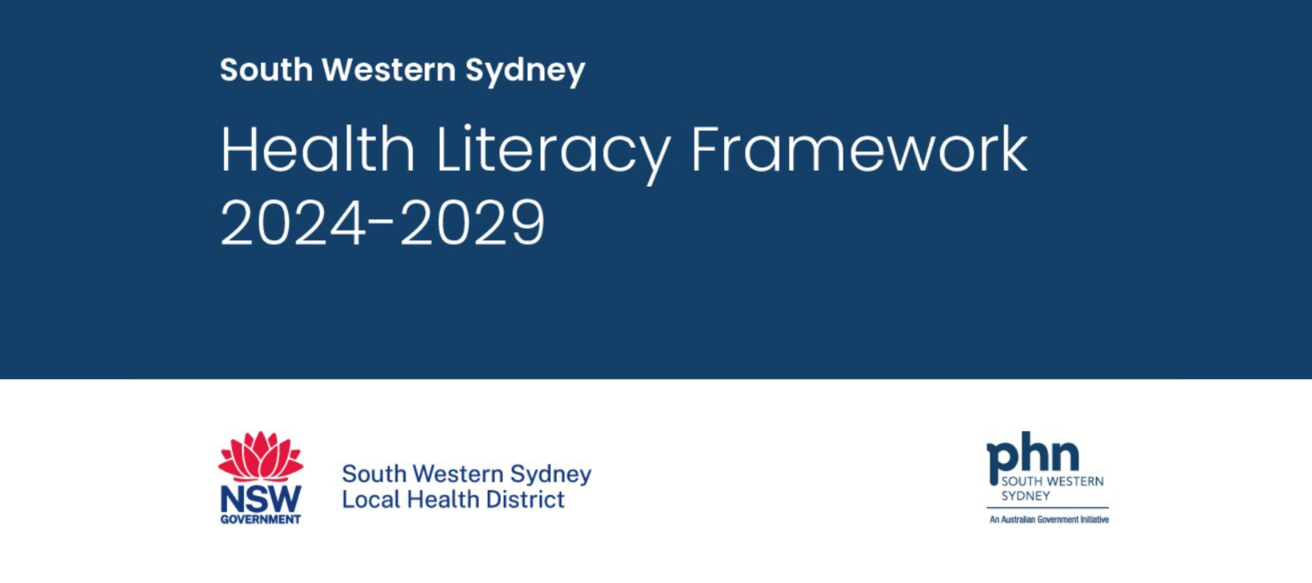 Health literacy framework
