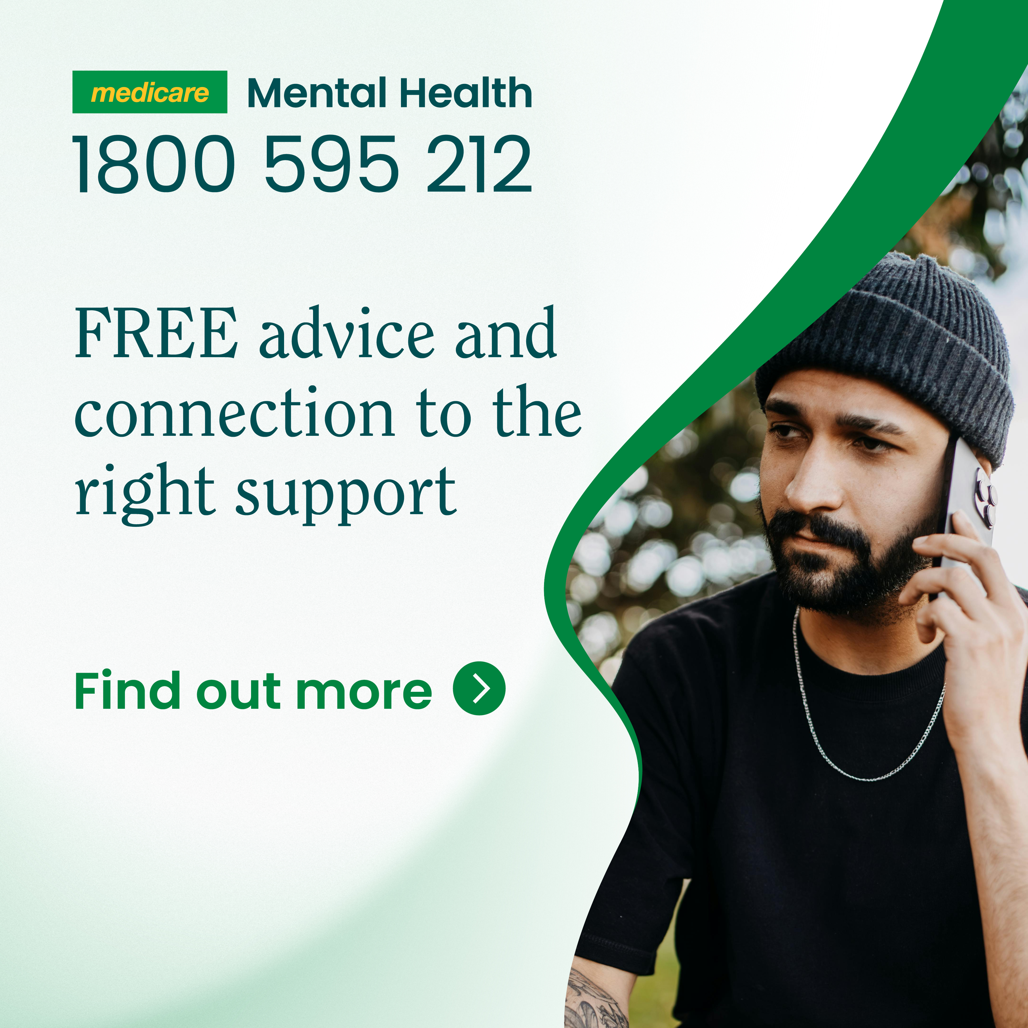 Medicare Mental Health square social tile