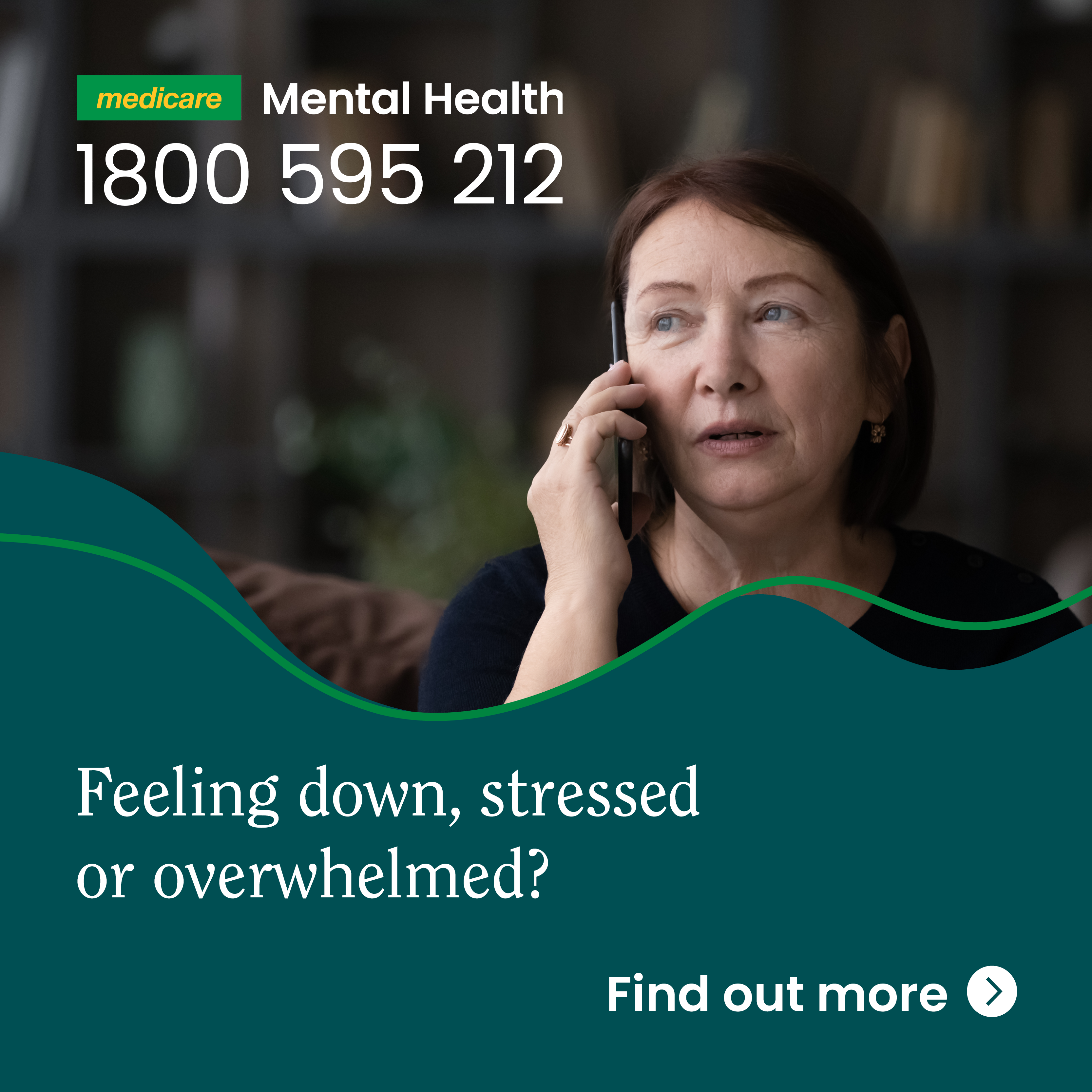 Medicare Mental Health square social tile