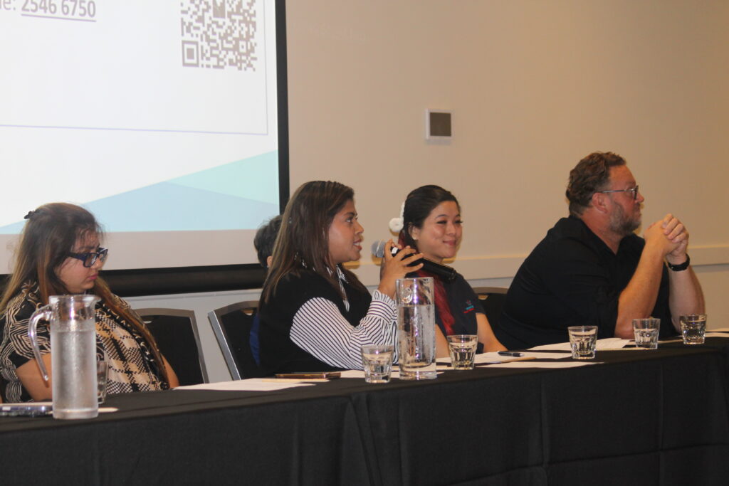 Panellists, Alicia Ma, Lily Nguyen, Dr Riffat Khan,
