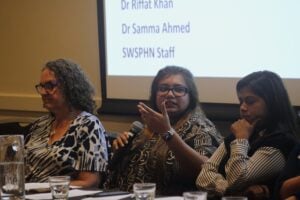 Dr Samma Ahmed and SWSPHN executive staff.