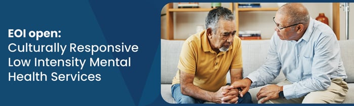 Apply now: EOI for culturally responsive low intensity mental health services