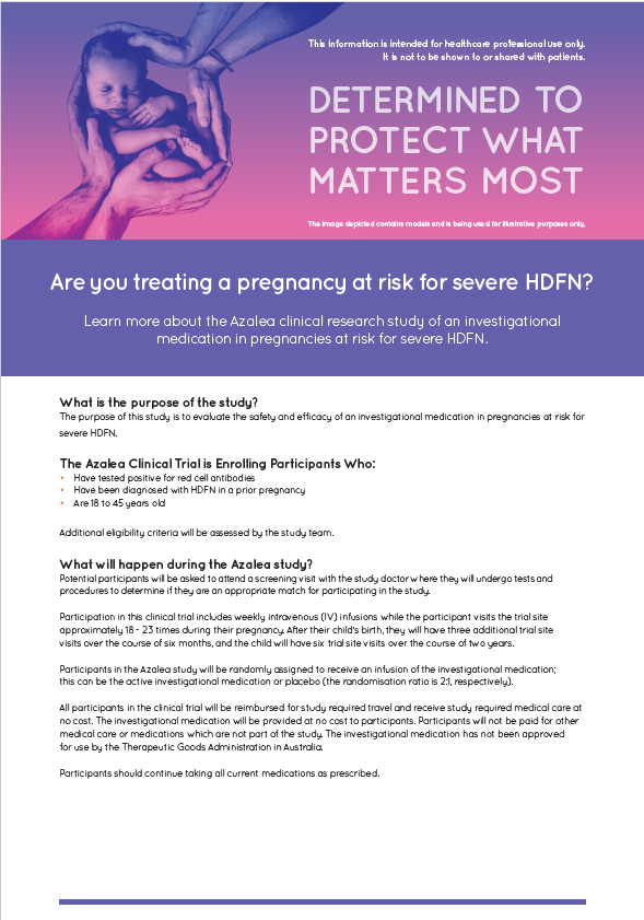 HDFN clinical trials