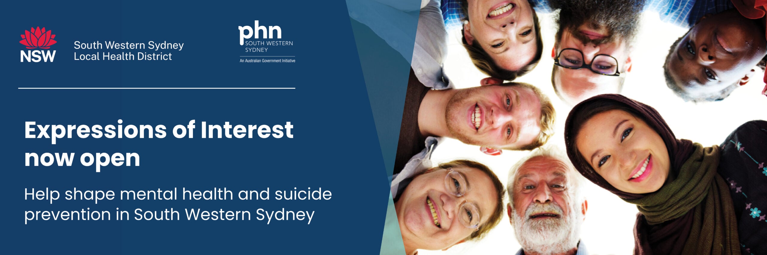 EOIs open to help shape mental health and suicide prevention in South Western Sydney