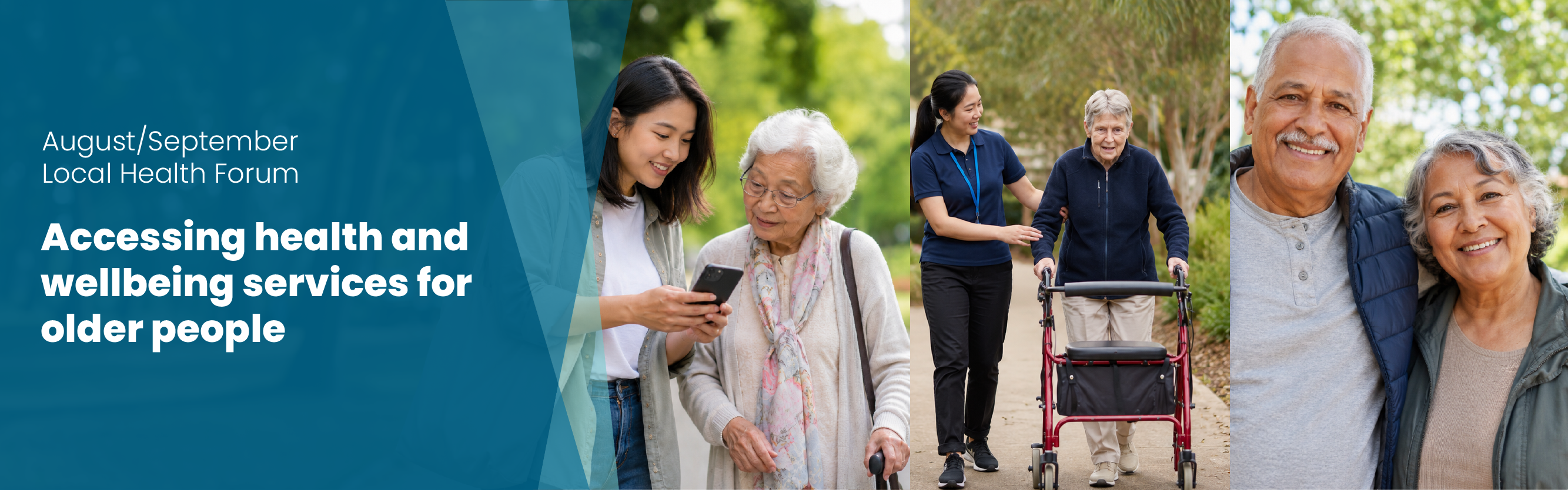 Local health forum: Accessing health and wellbeing services for older people