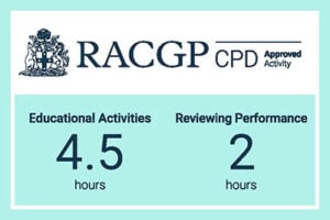 RACGP CPD approved hours - 6.5 hours